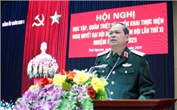 Đảng ủy Quân khu tổ chức học tập Nghị quyết Đại hội Đại biểu Đảng bộ Quân đội lần thứ XI, nhiệm kỳ 2020-2025